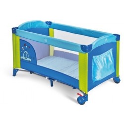 Pisolo Plebani folding bed-blue/green