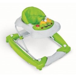 Plebani Monza 2 in 1-green baby walker
