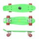 Penny board Mad Cruiser LED ABEC 7 wheels - green