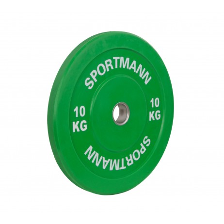 Disc Greutate Cauciuc SPORTMANN - 10 kg / 51 mm