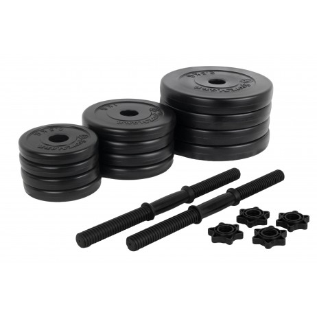 Set Sportmann PVC Adjustable Dumbbells 2x10kg