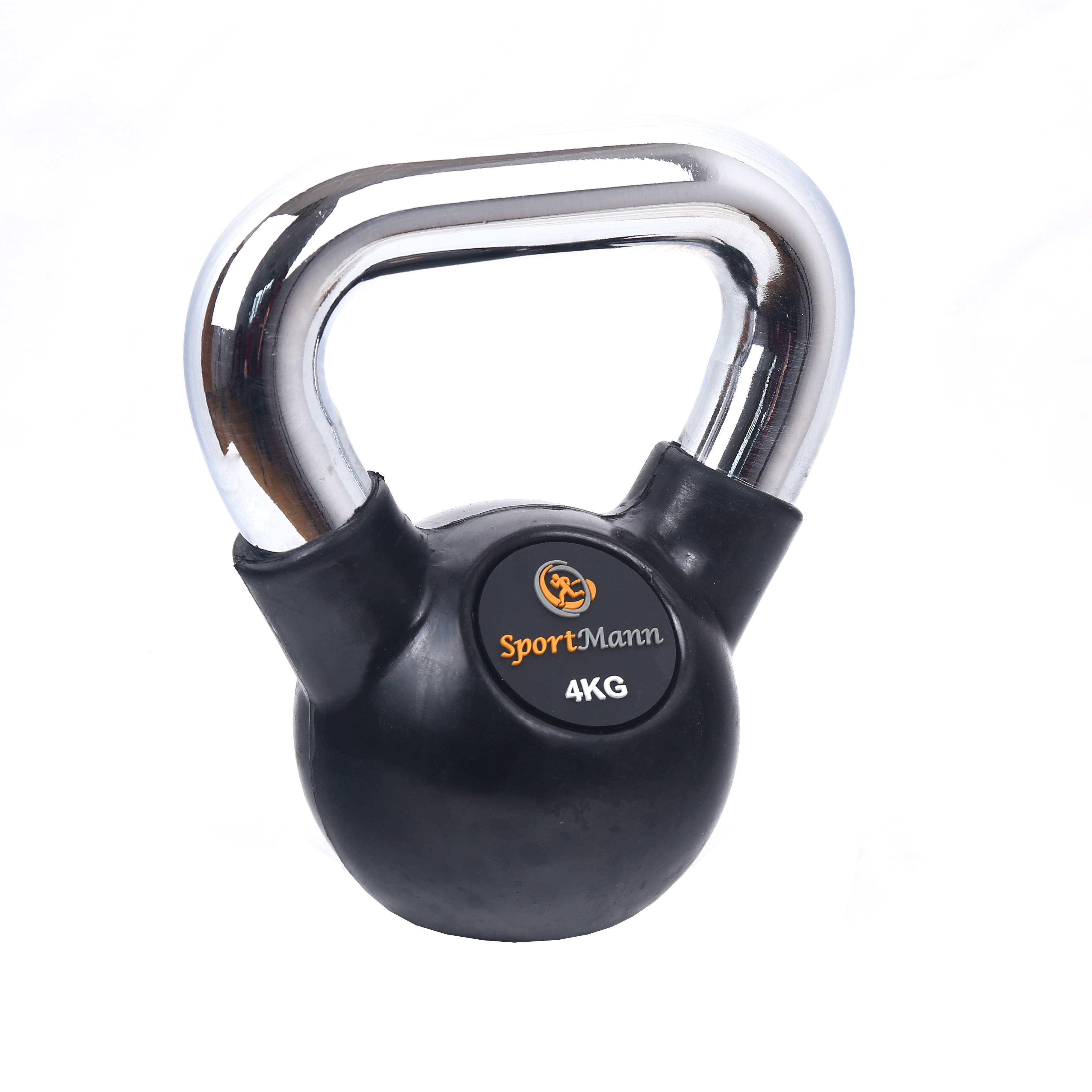 SPORTMANN Rubberized Kettlebell 4kg