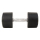 Rubber Dumbbell DELUXE Sportmann 45 kg