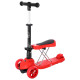 Nils Fun HLB12 2in1 scooter 2in1 120 mm, red