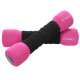 Aerobic dumbbells HMS CM06 2x1kg Pink