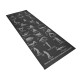 Yoga mat F27B Yogi Plan, 173x61x0.6 cm