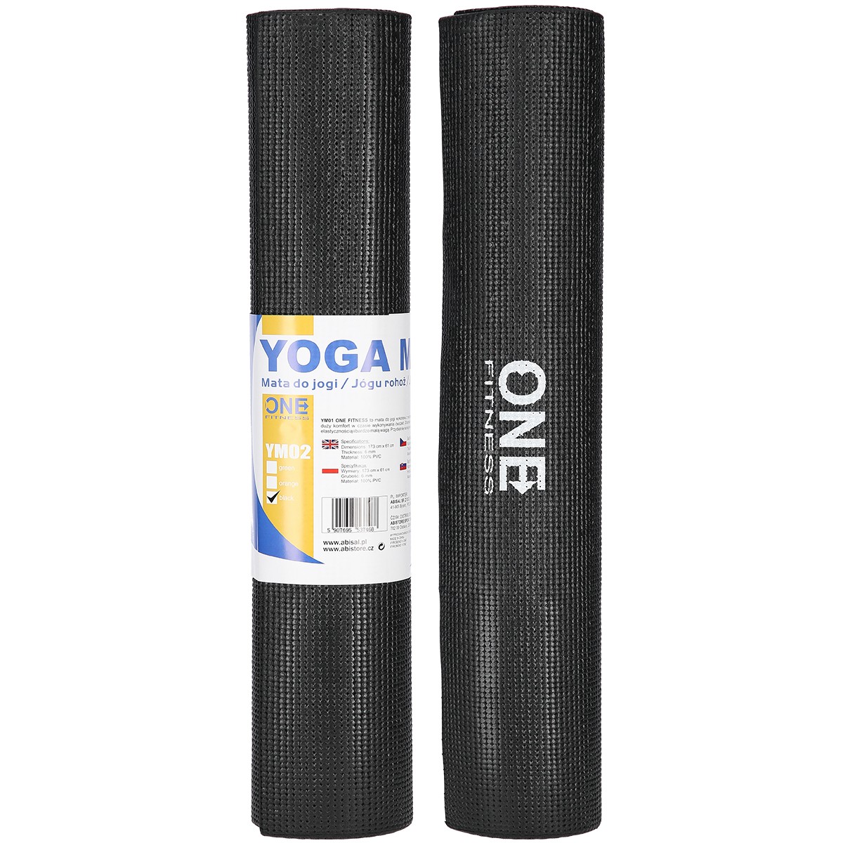 Yoga mat HMS One YM02 Black