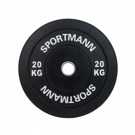 Disc Greutate Cauciuc SPORTMANN - 20 kg / 51 mm