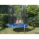 Sportmann trampoline and safety net 183 cm, Blue