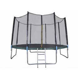 Sportmann Trampoline and Safety Net 430 cm, Green
