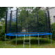 Sportmann Trampoline and Safety Net 366 cm, Blue
