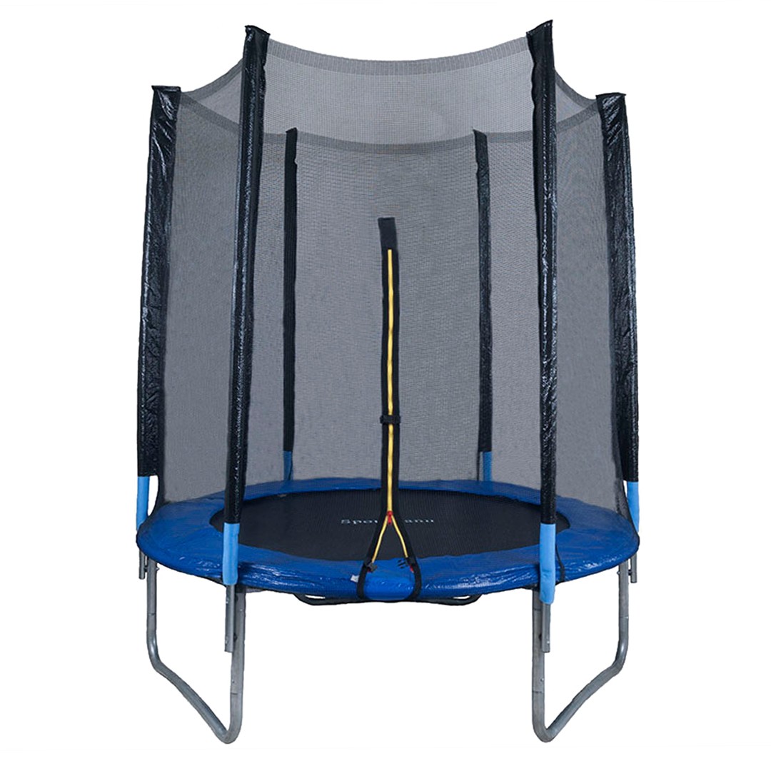 Glimlach Integreren Interpreteren Sportmann trampoline and safety net 183 cm, Blue