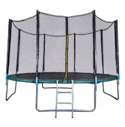 Sportmann Trampoline and Safety Net 366 cm, Green