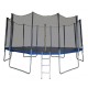 Sportmann Trampoline and Safety Net 488 cm, Blue