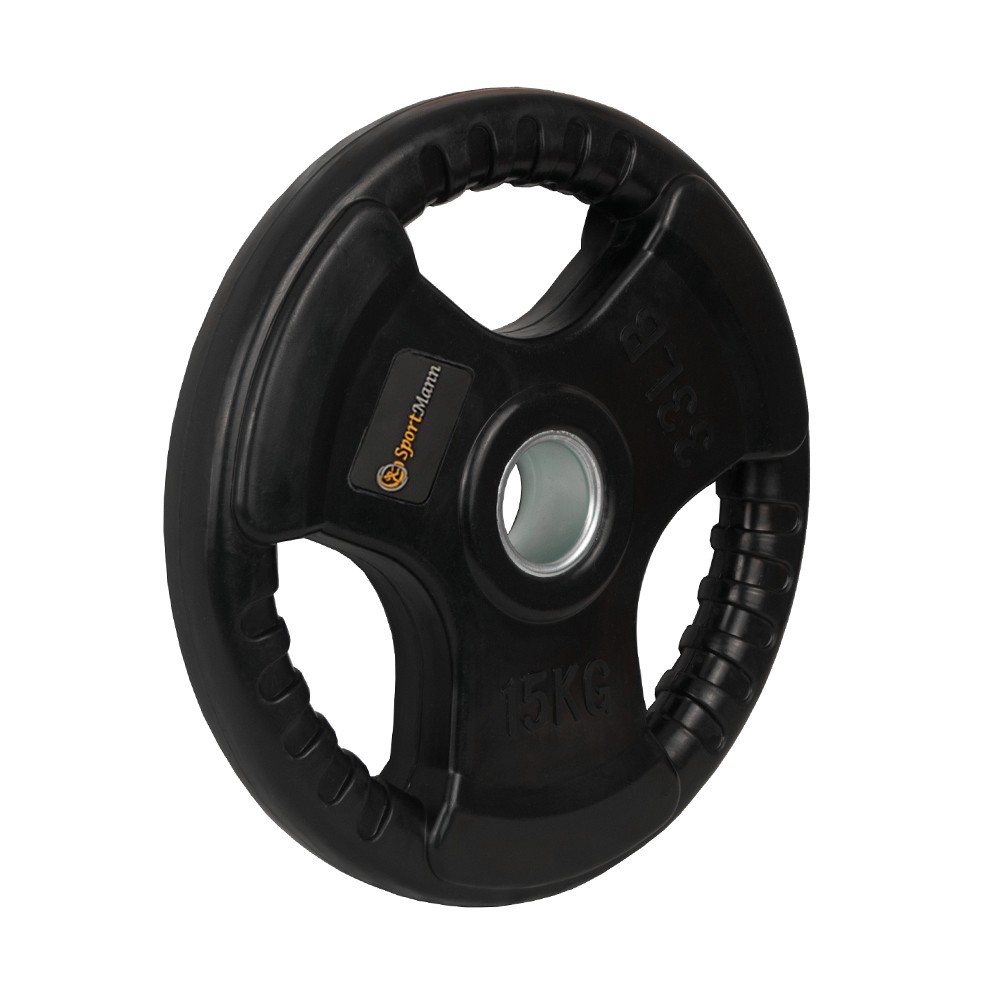 Rubberized weight 15kg/51mm Sportmann