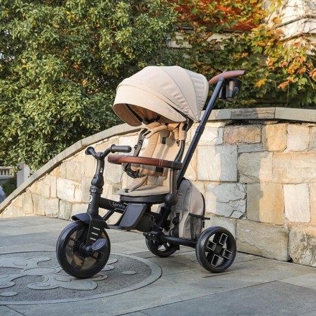 Tricicleta ultrapliabila Qplay Comfo Max Bej