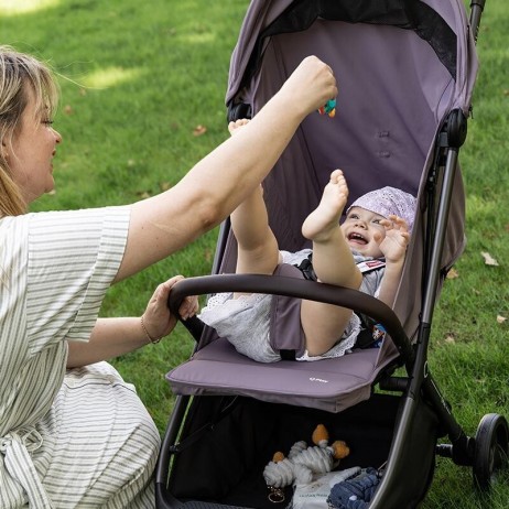 Carucior sport Qplay GRAV cu pliere cu o singura mana, Violet