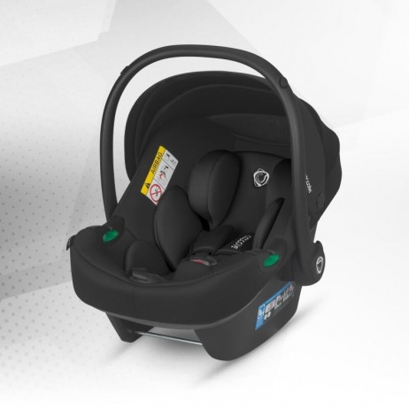 Carucior modular 4in1 Coccolle Serry Jet black cu Scoica auto iSize Coccolle Knox Black si Baza isofix iSize Coccolle Knox