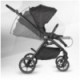 Carucior modular 4in1 Coccolle Serry Jet black cu Scoica auto iSize Coccolle Knox Black si Baza isofix iSize Coccolle Knox