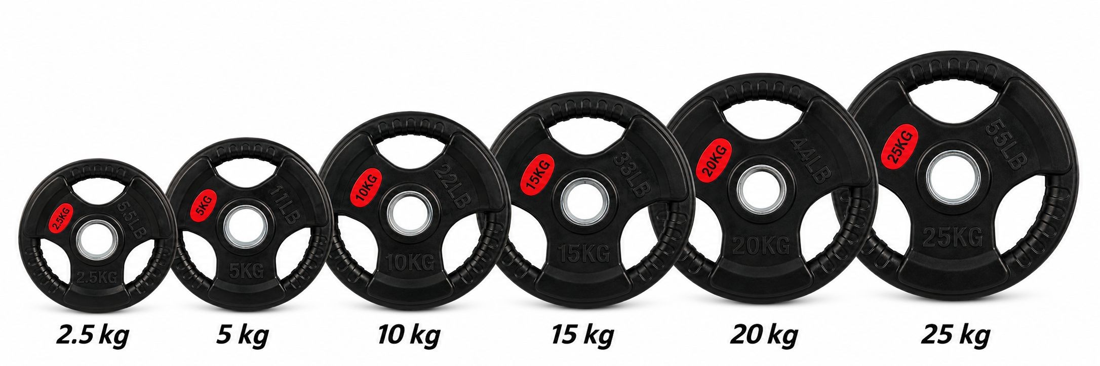 Rubber-coated Sportmann Delux 5kg/51mm Weight