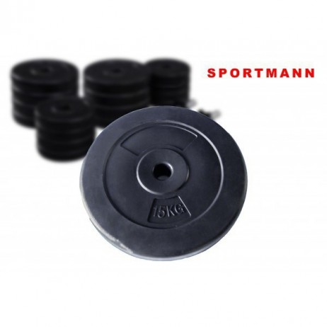 Greutate PVC cu ciment 15kg/31mm Sportmann