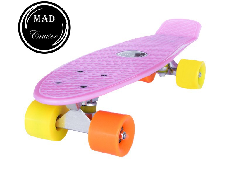 Розов скейтборд Penny Mad Cruiser Original
