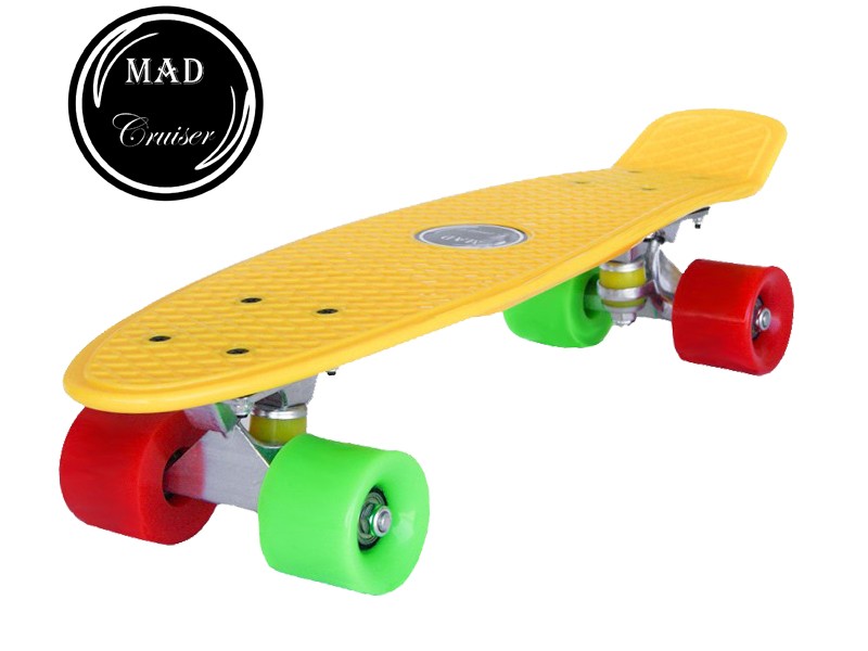 Жълт скейтборд Penny Mad Cruiser Original