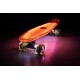 Оранжев скейтборд Penny Mad Cruiser Full с LED светлини и колела ABEC 7