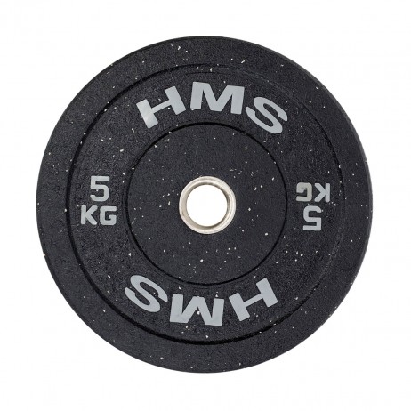 Greutate cauciucata 5 kg/51 mm HMS HTBR05-gri