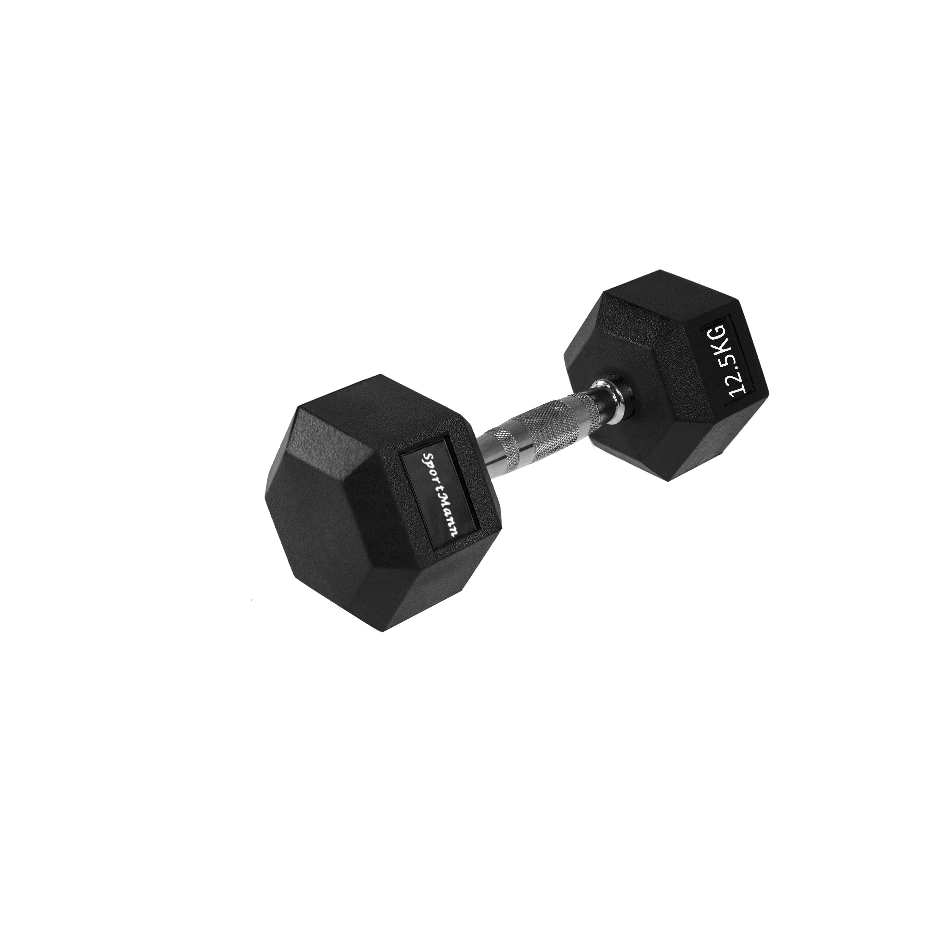 Шестоъгълен дъмбел 12.5 кг Sportmann