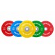 Гумена тежест Bumper Plate SPORTMANN 15 кг / 51 мм – Жълт