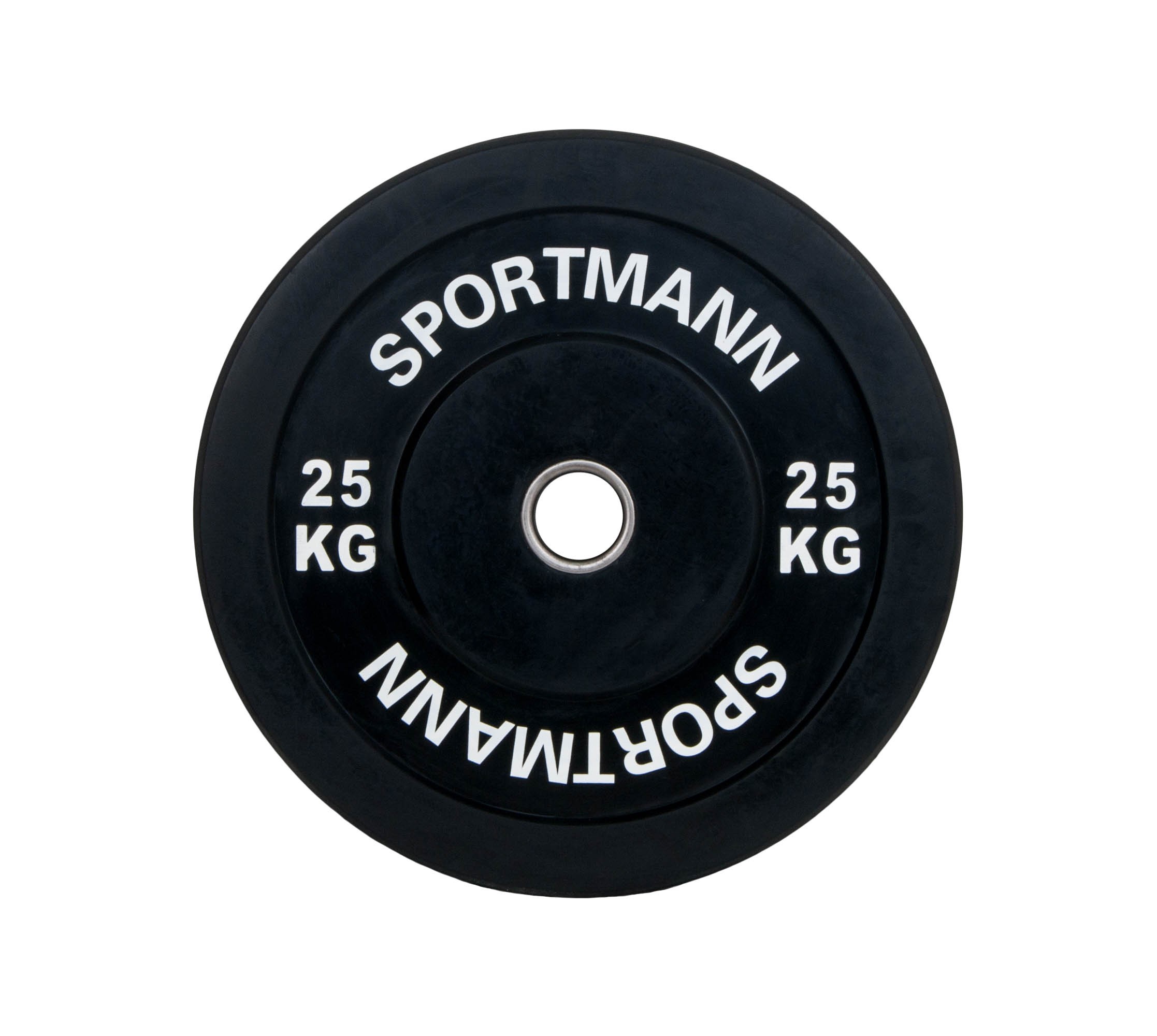 Гумена тежест Bumper Plate SPORTMANN 25 кг / 51 мм- Черен