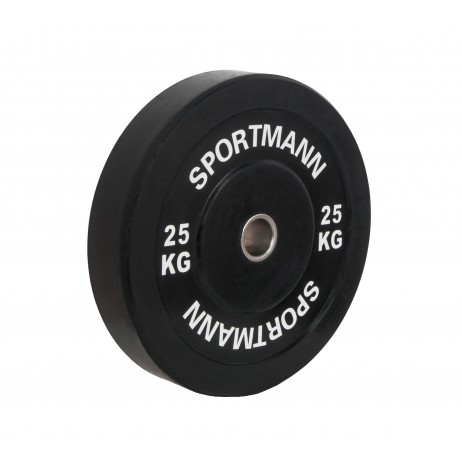 Disc Greutate Cauciuc SPORTMANN - 25 kg / 51 mm