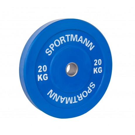 Disc Greutate Cauciuc SPORTMANN - 20 kg / 51 mm