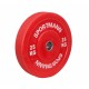 Гумена тежест Bumper Plate SPORTMANN 25 кг / 51 мм- Червен