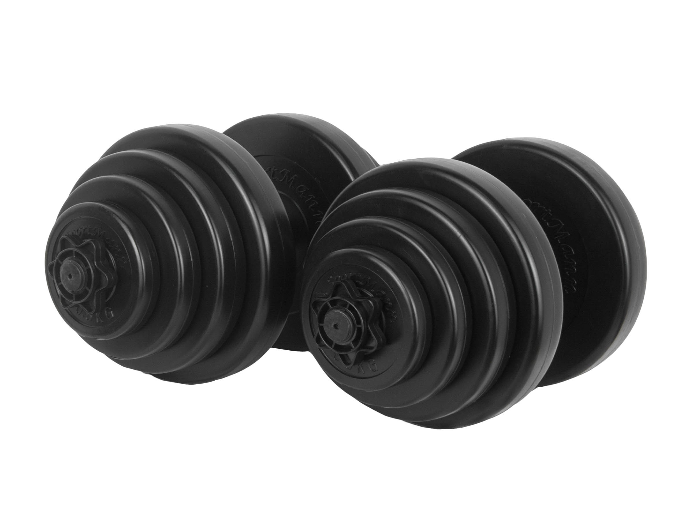 PVC дъмбели пълни с цимент SPORTMANN 2x20 кг