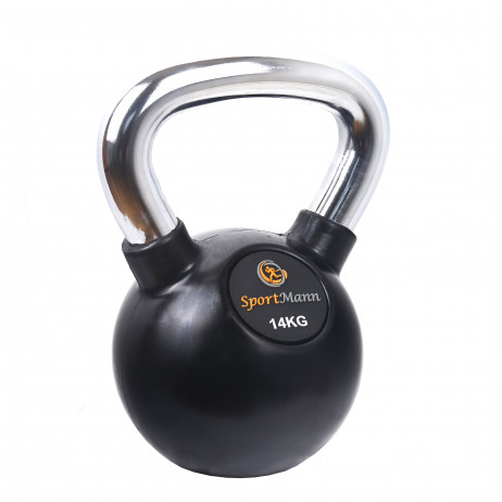 Gantera Kettlebell cauciucata 14 kg Sportmann