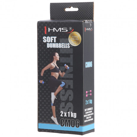 Gantere aerobic HMS CM06 2x1kg Roz