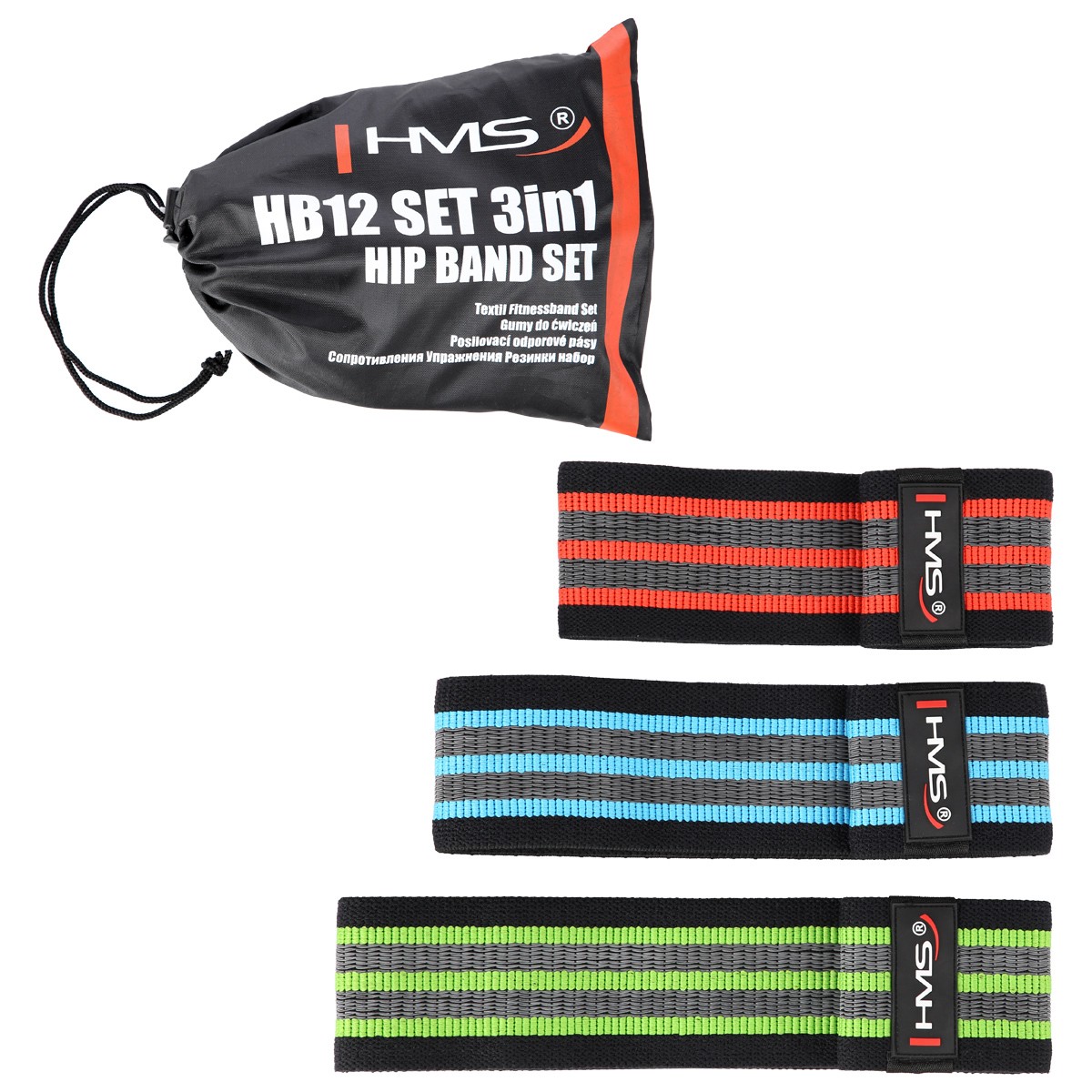 Комплект еластични ленти HMS HB12 PRO