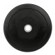 Гумена тежест Bumper Plate SPORTMANN 10 кг / 51 мм- Черен