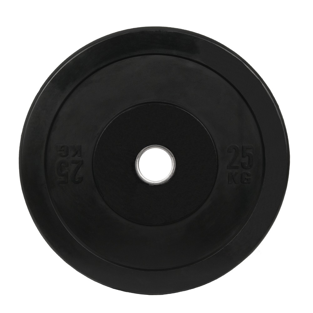 Tежест Bumper Plate SPORTMANN 25 кг / 51 мм- Черен