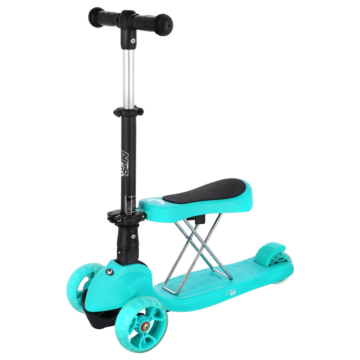 Скутер Nils Fun HLB12 2в1, 120 мм, син