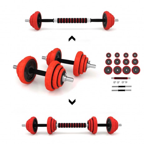 Set Haltera si Gantere Reglabile HMS SGGX20 20 kg