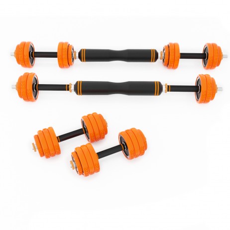 Set Haltera si Gantere HMS SGZ215 PRO 6in1 15kg