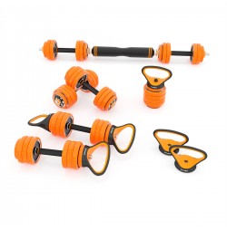 Set Haltera si Gantere HMS SGZ215 PRO 6in1 15kg