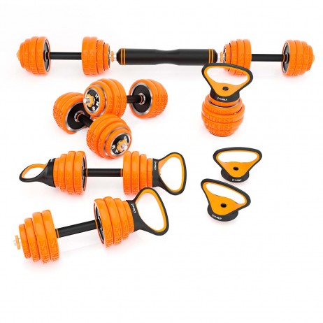 Set Haltera si Gantere HMS SGZ230 PRO 6in1 30kg