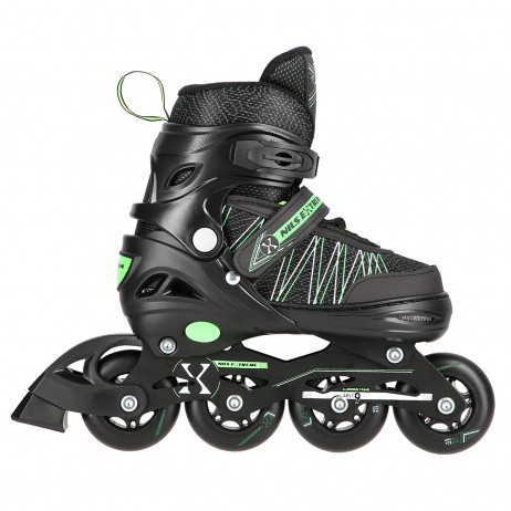 Role Reglabile 2in1 Nils Extreme NH11912A Negru/Verde