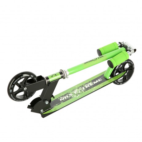 Trotineta Nils Extreme HD114, 145 mm, Verde