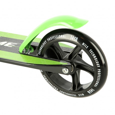 Trotineta Nils Extreme HD114, 145 mm, Verde