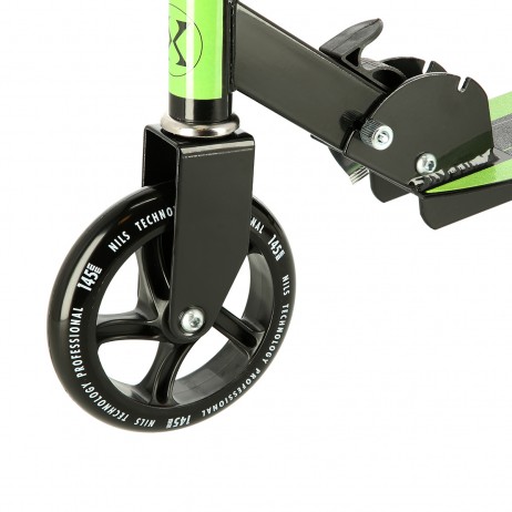 Trotineta Nils Extreme HD114, 145 mm, Verde